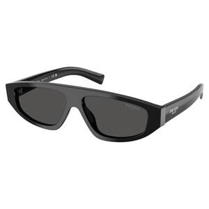 New PRADA Sunglasses Black Gray Lens 57-13-140 Authentic Prada
